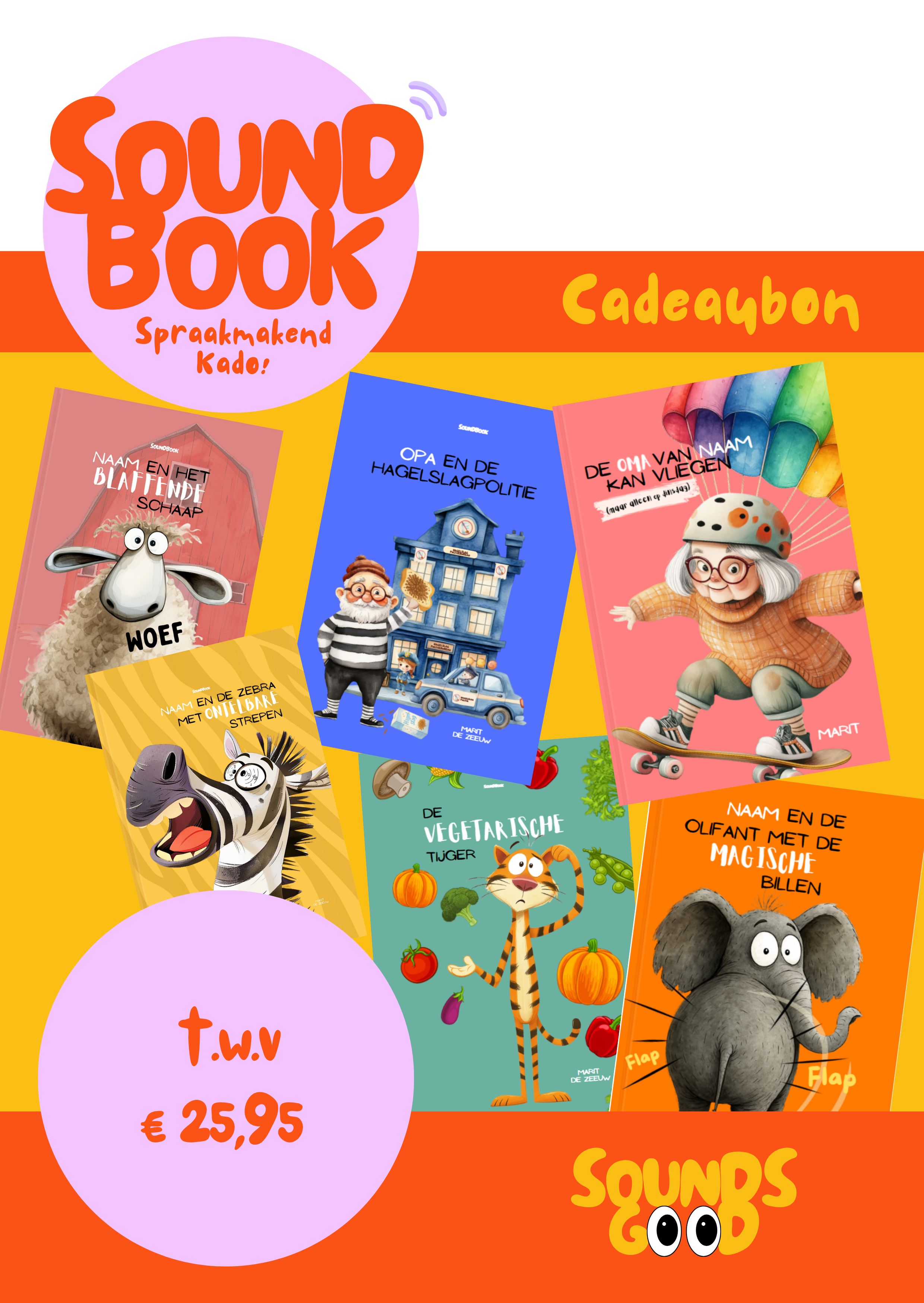 Soundbook cadeaubon v.a 9,50