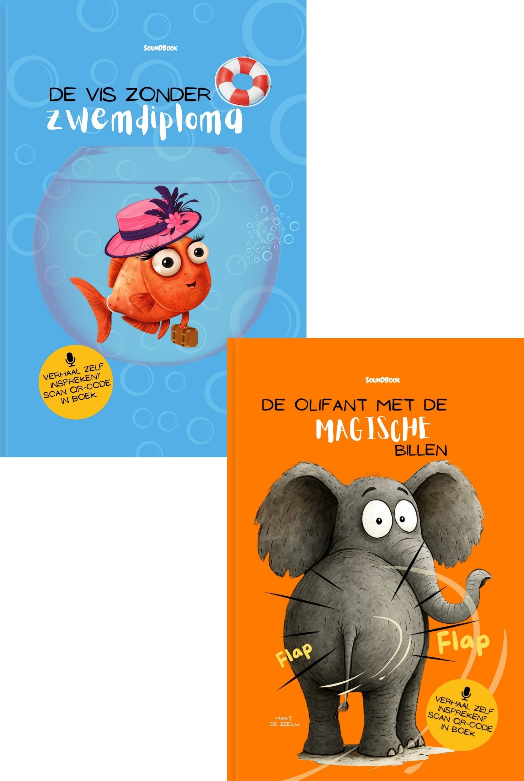 Dierenbundel: Vis & Olifant (speciale prijs 29,95 ipv 35,90)