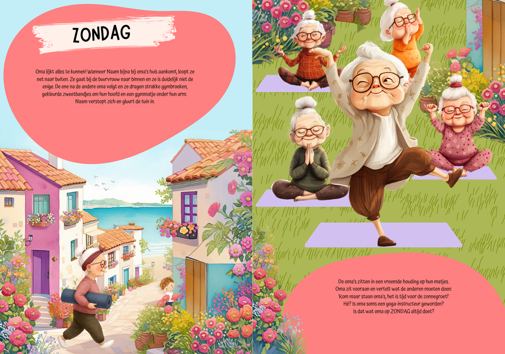 De oma van Naam kan vliegen (maar alleen op dinsdag)